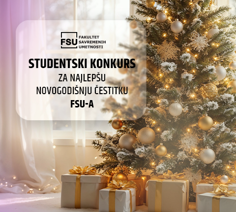 Fakultet savremenih umetnosti afirmiše savremenu kreativnost kroz praznični konkurs za novogodišnju čestitku