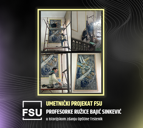 Umetnički projekat profesorke Fakulteta savremenih umetnosti Ružice Bajić Sinkević u istorijskom zdanju Opštine Trstenik