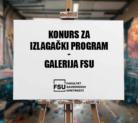 KONURS ZA IZLAGAČKI PROGRAM – GALERIJA FSU