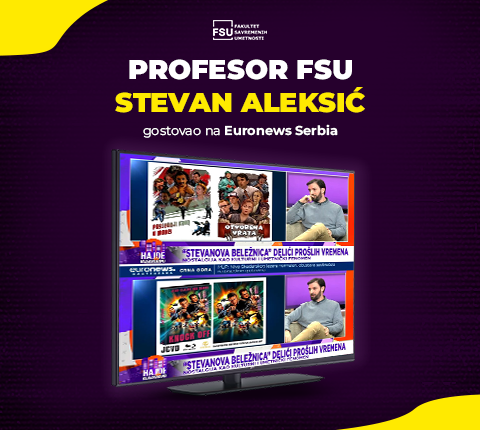 Profesor FSU Stevan Aleksić gostovao na Euronews Serbia