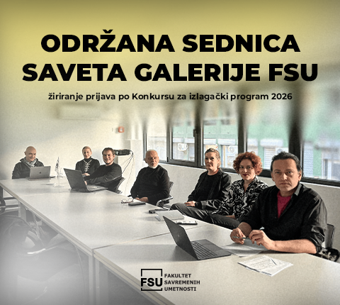 Održana sednica Saveta Galerije FSU – žiriranje prijava po Konkursu za izlagački program 2026