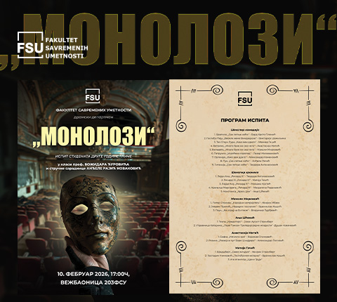 Ispitni monolozi – druga godina glume