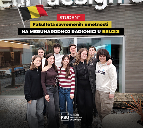 Studenti Fakulteta savremenih umetnosti na međunarodnoj radionici u Belgiji