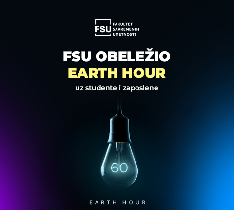 FSU obeležio Earth Hour uz studente i zaposlene