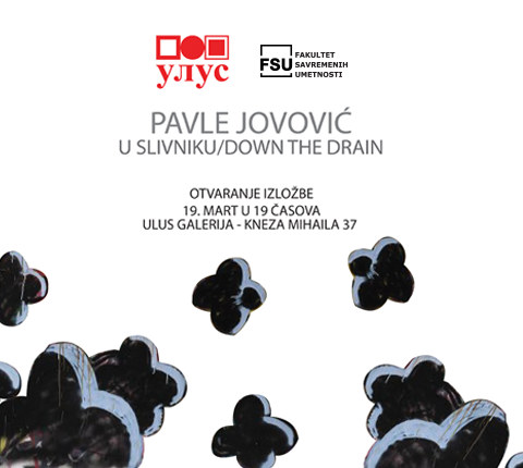 Asistent Fakulteta savremenih umetnosti Pavle Jovović, autor samostalne izložbe „U slivniku / Down the Drain“ u Galeriji ULUS