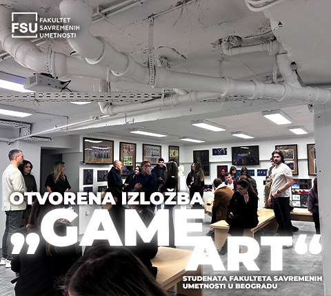 Otvorena izložba „Game Art“ studenata Fakulteta savremenih umetnosti u Beogradu