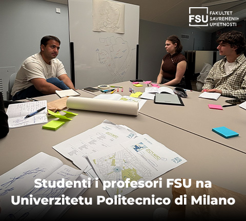 Studenti i profesori FSU na Univerzitetu Politecnico di Milano u centru evropske kreativne razmene