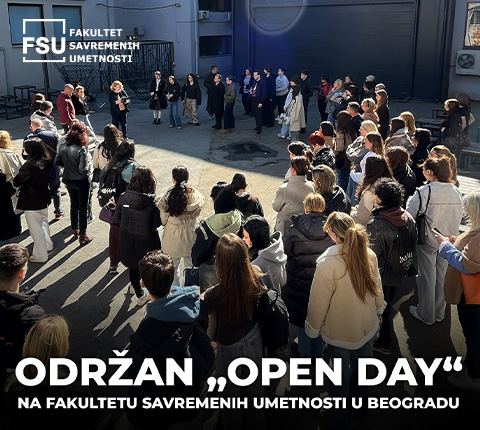 Održan „Open Day“ na Fakultetu savremenih umetnosti u Beogradu