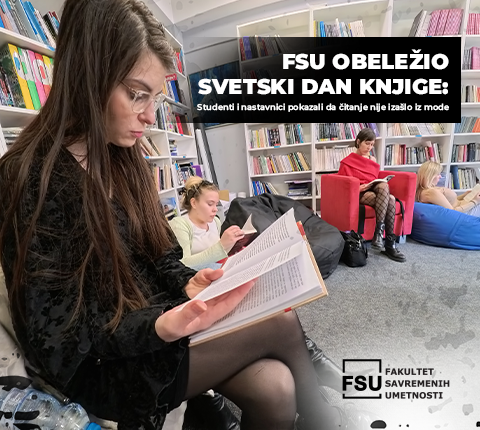 FSU obeležio Svetski dan knjige: Studenti i nastavnici pokazali da čitanje nije izašlo iz mode