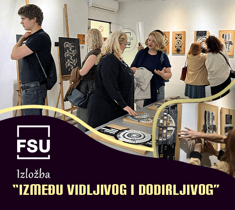 Između vidljivog i dodirljivog: otvorena izložba Mojce Perše na FSU