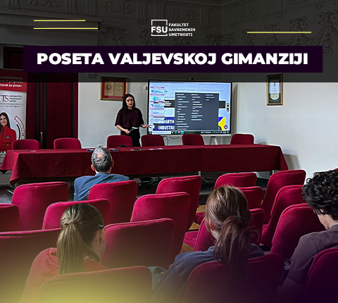 Maturanti Valjevske gimnazije upoznali kreativni svet FSU-a