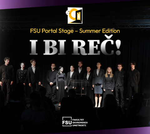I BI REČ – Veče besedništva u okviru FSU Portal Stage Summer Edition
