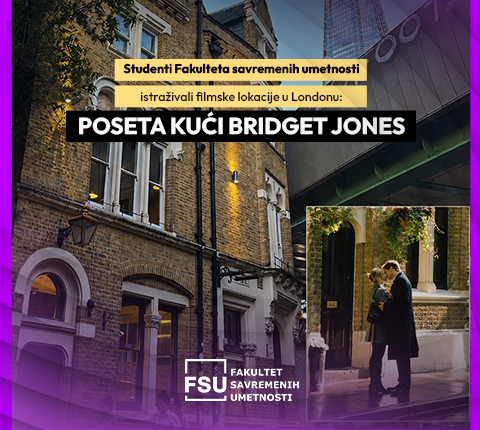 Studenti Fakulteta savremenih umetnosti istraživali filmske lokacije u Londonu: Poseta kući Bridget Jones