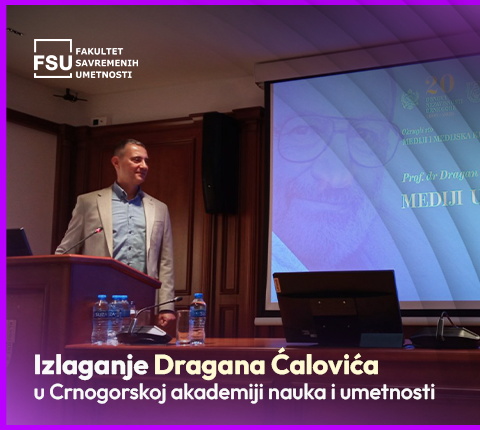 Izlaganje Dragana Ćalovića u Crnogorskoj akademiji nauka i umetnosti