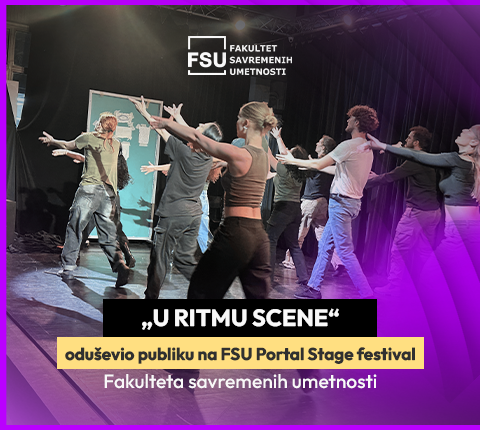 „U ritmu scene“ oduševio publiku na FSU Portal Stage festival Fakulteta savremenih umetnosti