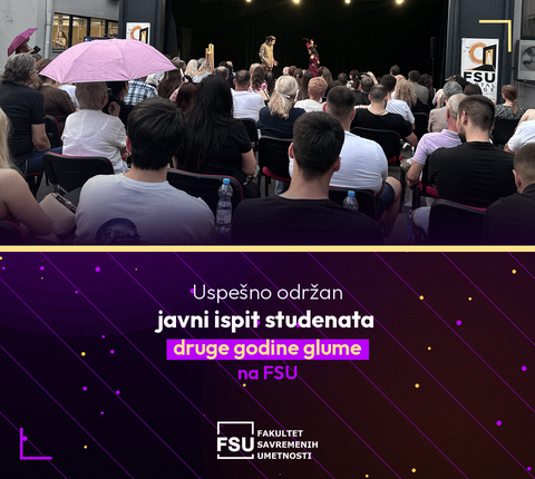 Uspešno održan javni ispit studenata druge godine glume na FSU