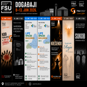 Nedelja kulture i umetnosti na FSU: Program od 8. do 13. juna 2026.
