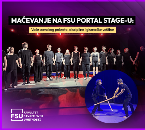Mačevanje na FSU Portal Stage-u: Veče scenskog pokreta, discipline i glumačke veštine
