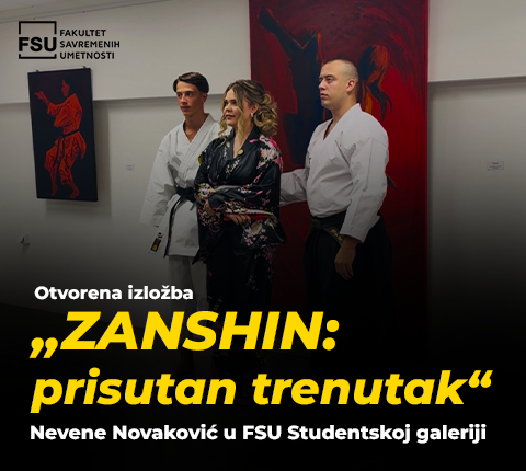 Otvorena izložba „ZANSHIN: prisutan trenutak“ Nevene Novaković u FSU Studentskoj galeriji
