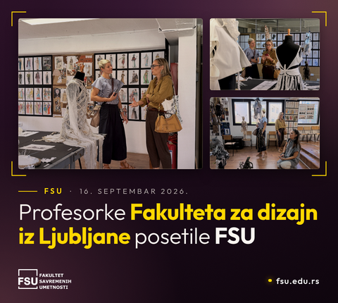 Profesorke Fakulteta za dizajn iz Ljubljane posetile FSU