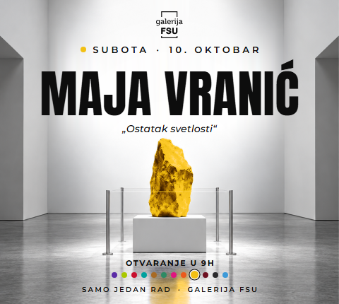 „SAMO JEDAN RAD“ – Upoznaj autora Maju Vranić