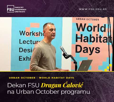 DEKAN FSU DRAGAN ĆALOVIĆ NA URBAN OCTOBER PROGRAMU