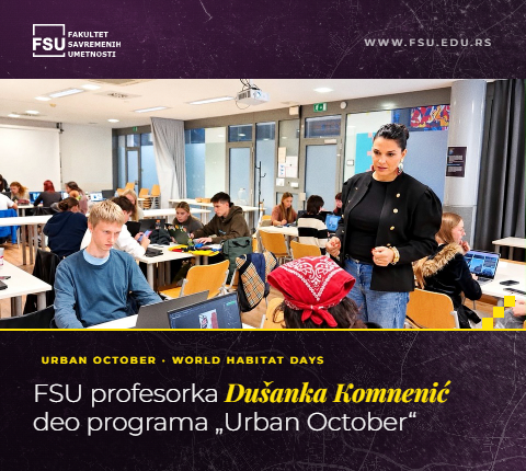 FSU profesorka Dušanka Komnenić deo Urban October