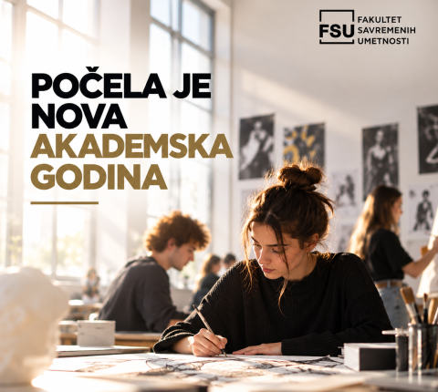 Počela je nova akademska godina na Fakultetu savremenih umetnosti – vreme je za nove ideje, inspiraciju i stvaralaštvo!